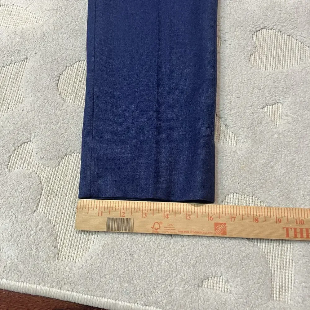 Bonobos Pants Mens 29x34 Blue Jetsetter Wool Stretch Slim Fit Trouser Marzotto